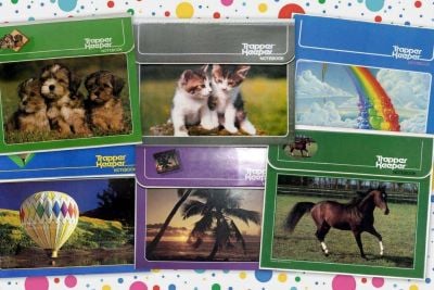 10 Trapper Keeper notebooks from the eighties