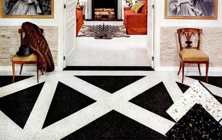 15 fabulous examples of fun and fashionable flooring from the fifties