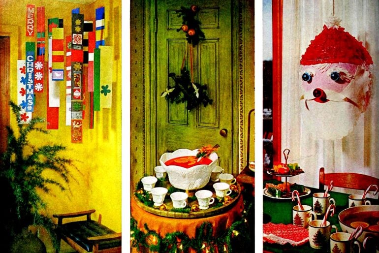 1960s Christmas party decor ideas