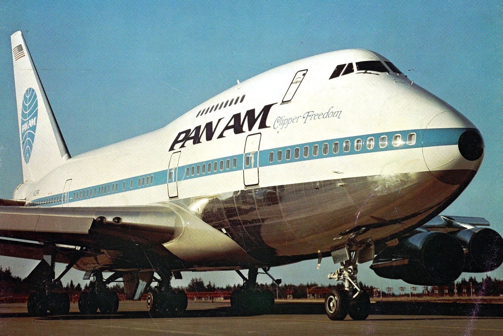 1970s Pan Am airlines - Clipper Freedom 747