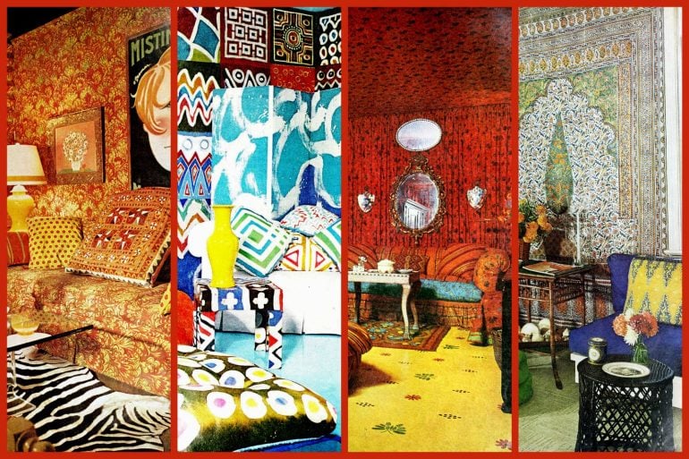 60s & 70s boho living rooms - Decor at Click Americana