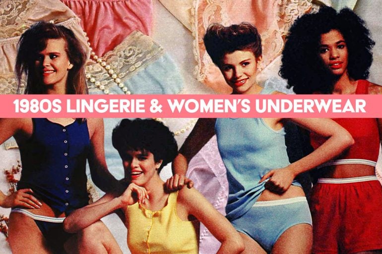 80s lingerie and women's underwear styles