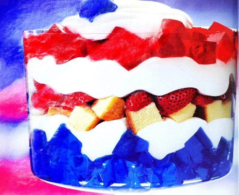Patriotic desserts from the 1990s