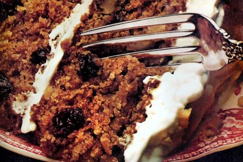 Amazin' Raisin Cake recipe (1985)
