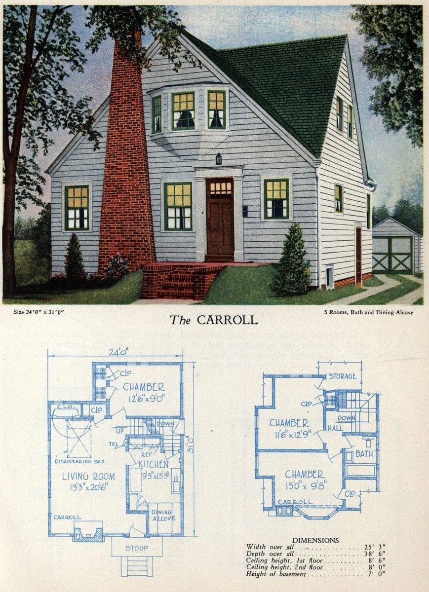 The Carroll old-fashioned house with dining alcove
