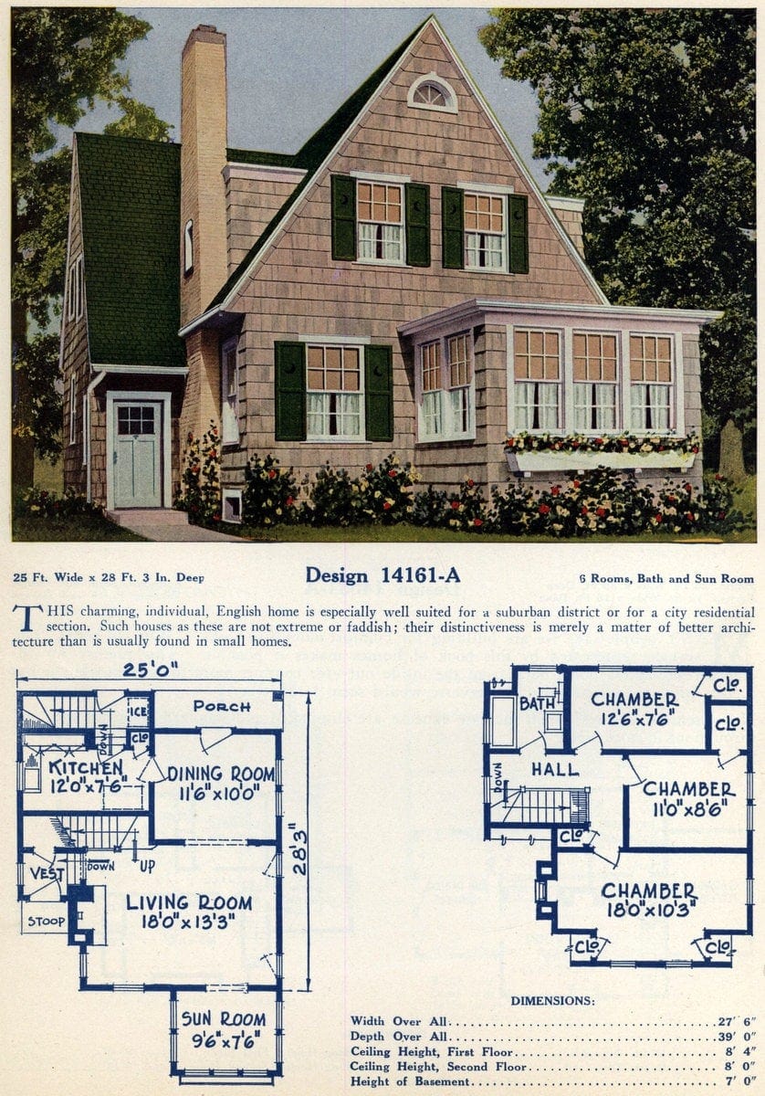 Old-fashioned house with 3 bedrooms and a sunroom