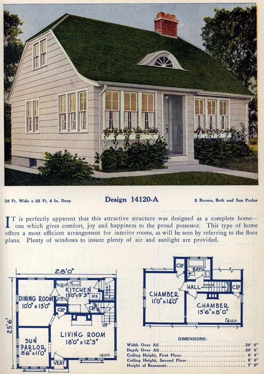 Small and sweet 5-room vintage home with sunroom