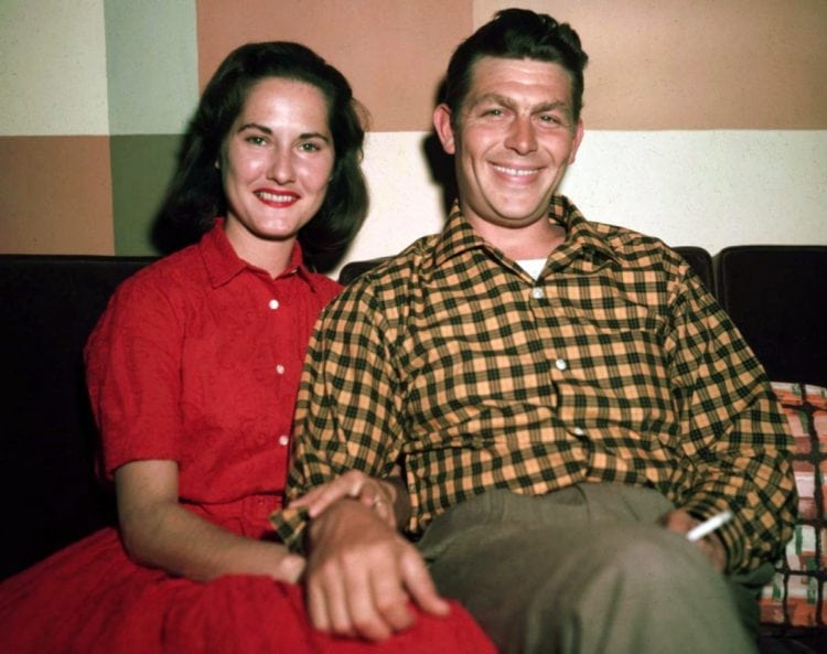 Andy Griffith and wife Barbara Edwards
