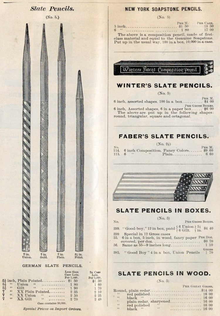 Antique school supplies from 1896 (2)