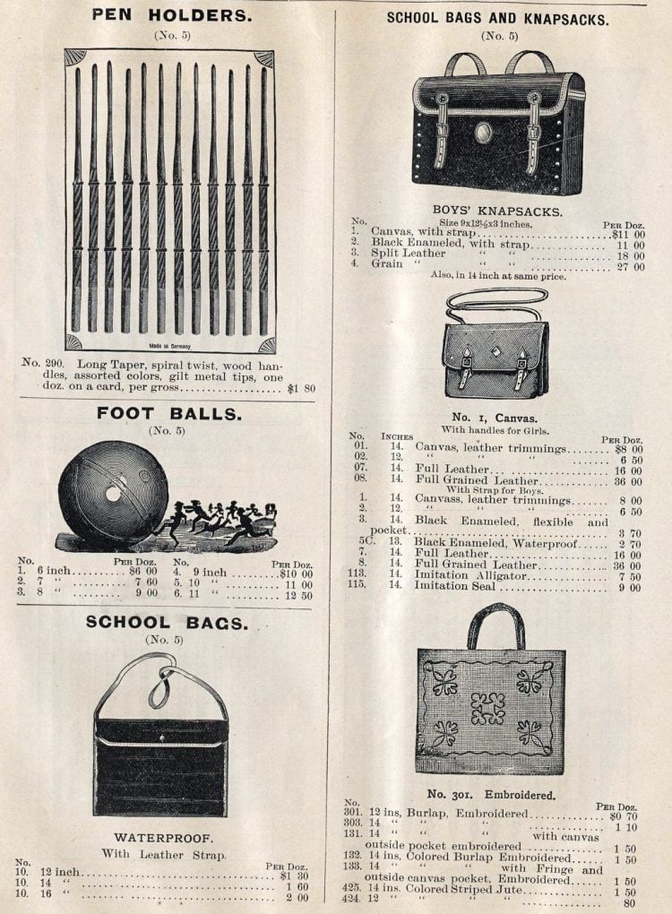 Antique school supplies from 1896 (3)