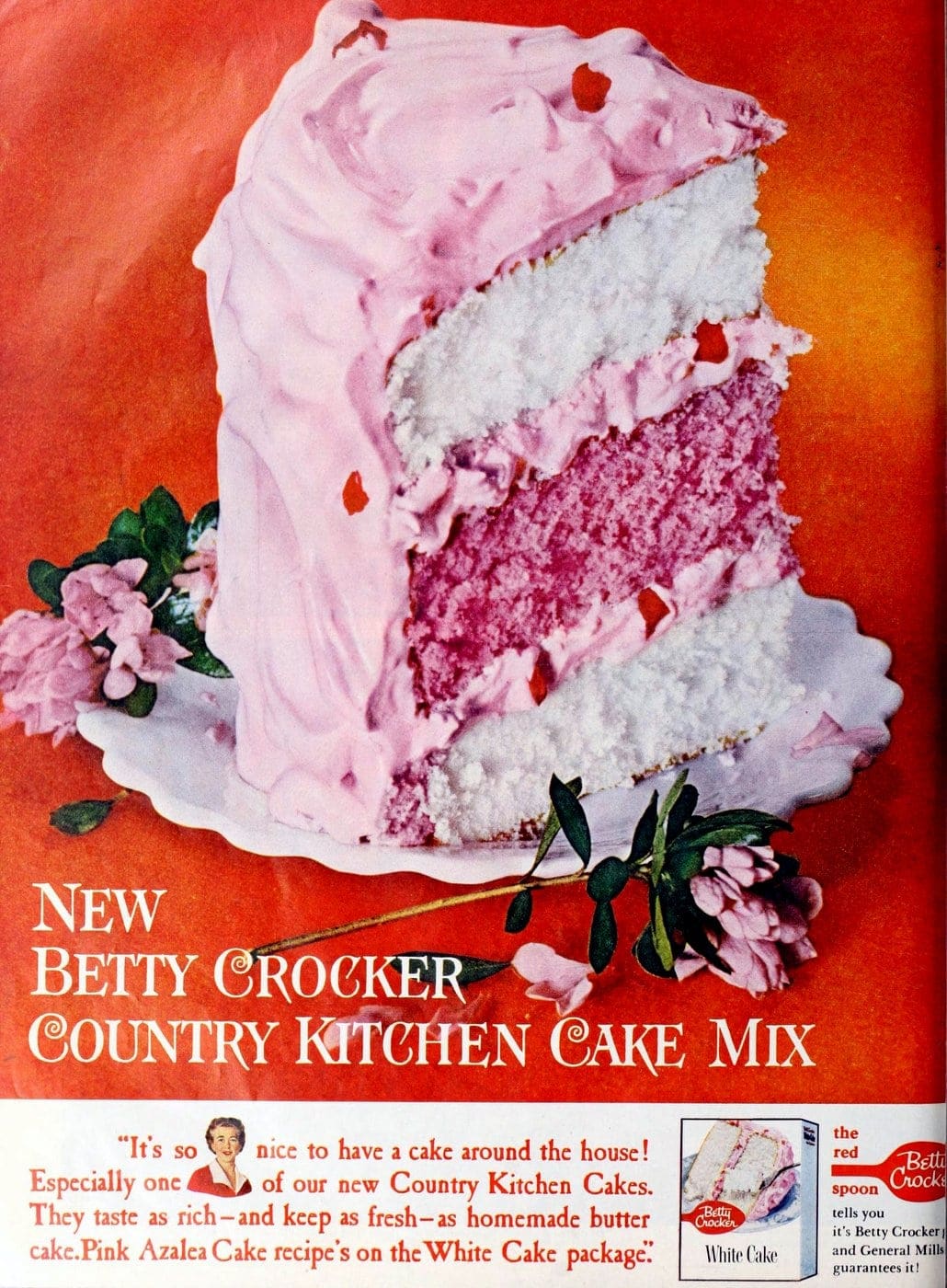 Betty Crocker Country Kitchen cake mix (1960)