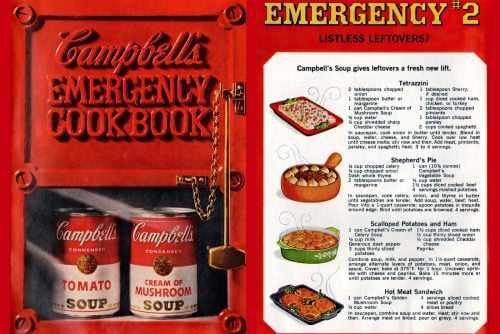 Campbell's emergency dinner cookbook (1968)