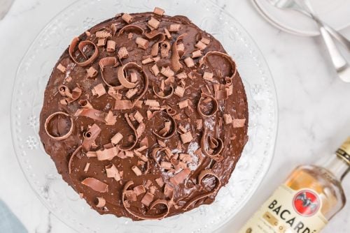 Chocolate Bacardi rum cake recipe at Click Americana