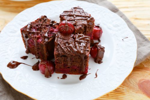 Chocolate cherry brownies recipe