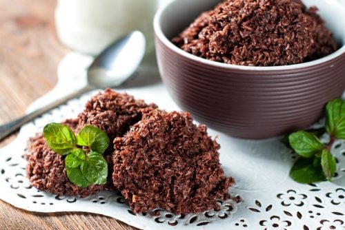 Chocolate oatmeal & coconut no-bake cookies