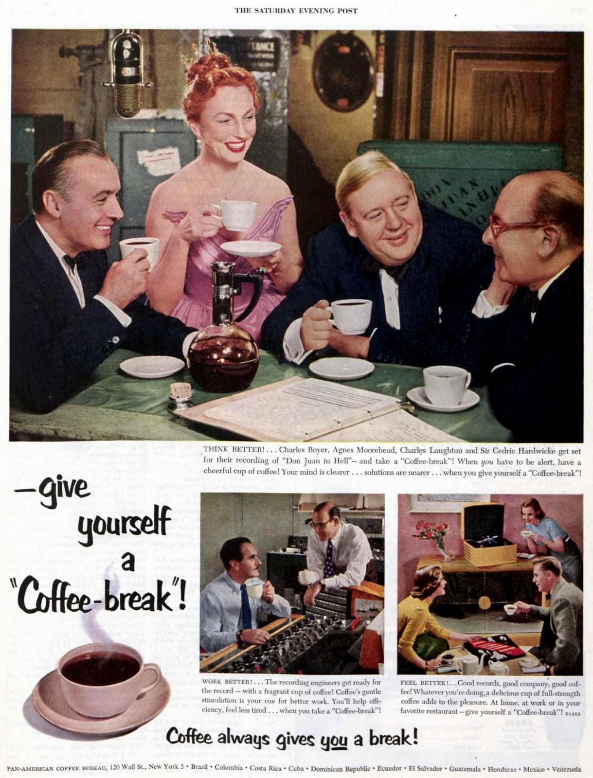 Coffee break - Agnes Moorehead 1953