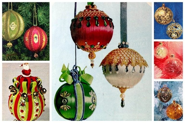 DIY Christmas ornament crafts from the '60s