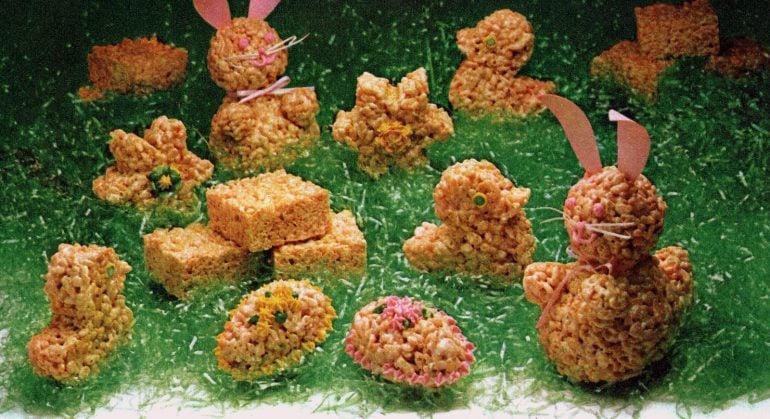 Easter Rice Krispies treats Bunnies, eggs more ideas 1982 (3)