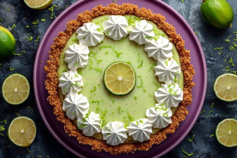 Green Bacardi daiquiri pie retro recipe at ClickAmericana com