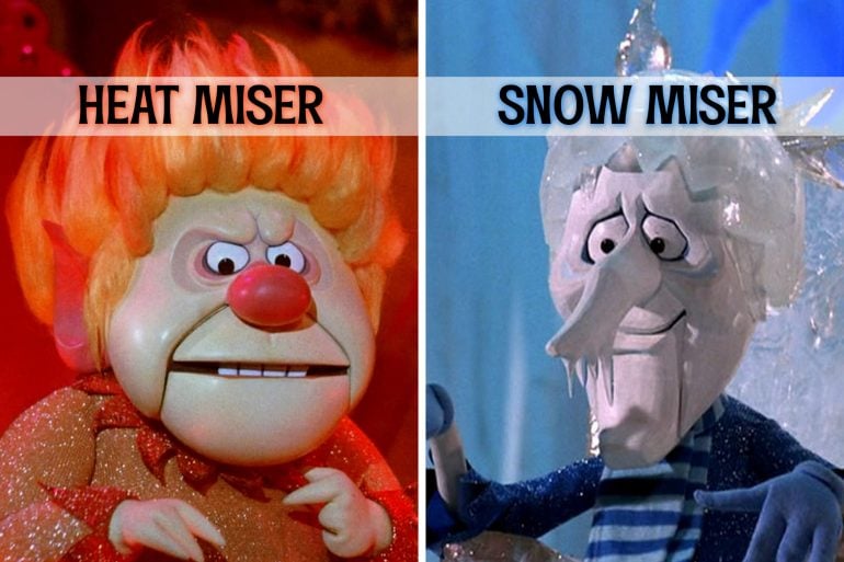 Heat Miser and Snow Miser Christmas TV special at Click Americana