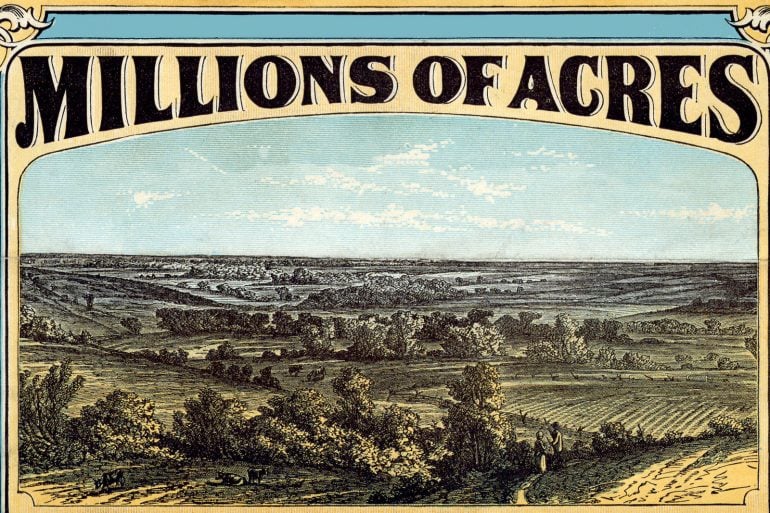 Homesteads and the Homestead act - Millions of acres across the US
