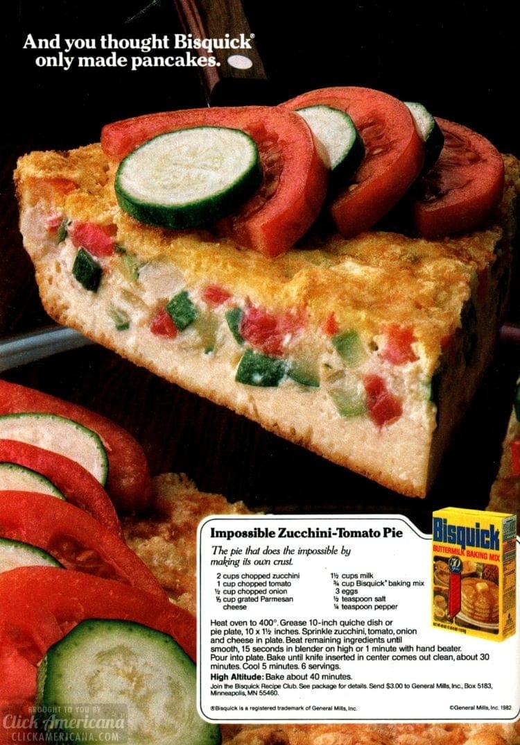 Impossible Zucchini-Tomato Pie recipe