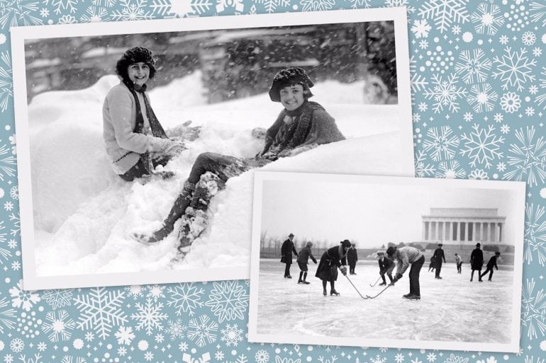 Killer blizzard of 1922 - Knickerbocker Storm - Snow in Washington DC