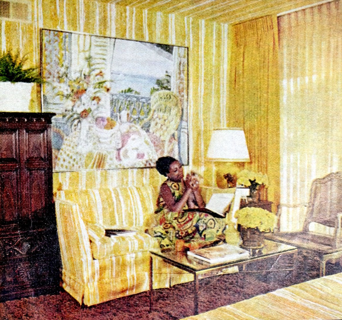 Leslie Uggams - Vintage celebrity home in 1970 (2) at ClickAmericana com