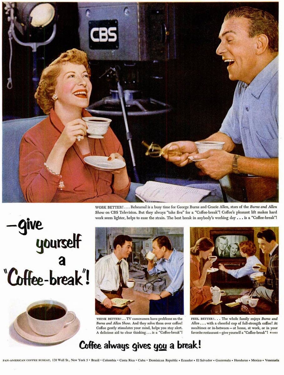 LIFE Jan 5, 1953 coffee george gracie burns