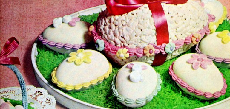 Marshmallow Easter treats little eggs