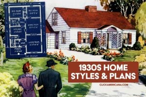Old 1930s home styles and floor plans