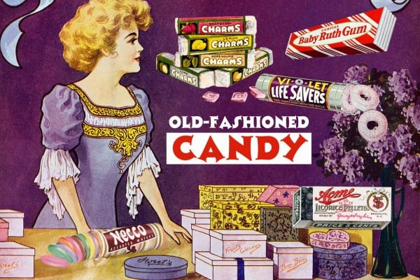 Old-fashioned candy brands and flavors at Click Americana