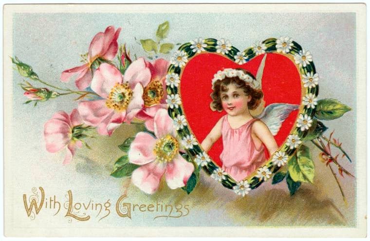 Old Valentine's Day postcard collection (4)