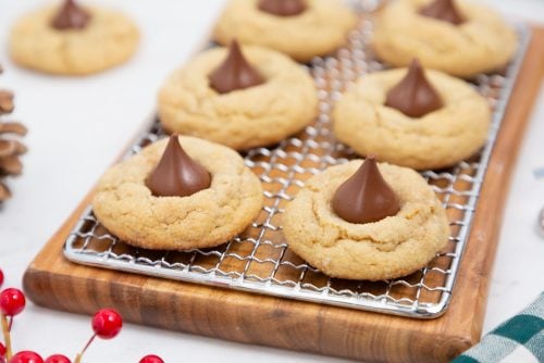 Peanut Butter Blossoms Cookie recipe at Click Americana (2)