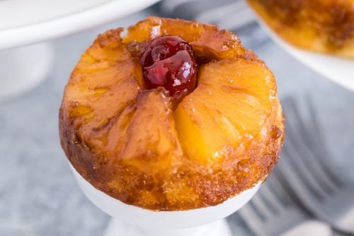 Pineapple upside-down cupcake recipe from Click Americana