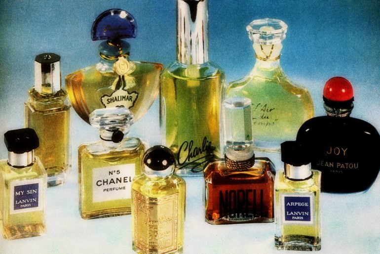 Popular vintage 70s perfumes at Click Americana