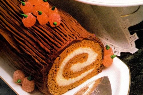 Pumpkin roll recipe (1984)