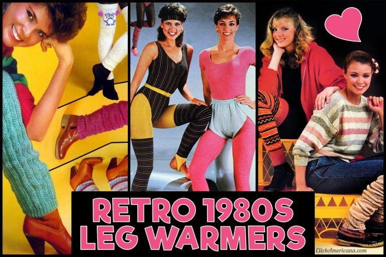 Retro 1980s leg warmers