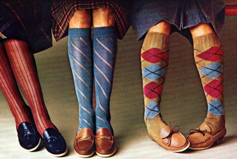 Retro 80s knee-highs and other sassy sock styles
