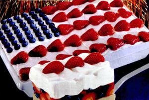 Retro Stars and Stripes Cakes or Flag Cakes
