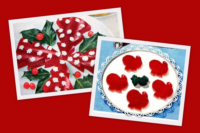 Retro ways to serve canned cranberry sauce