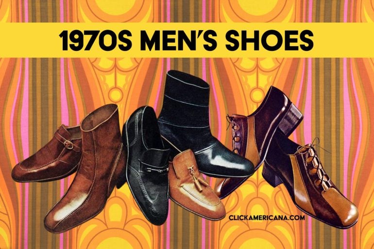 See vintage 1970s men’s shoes at Click Americana
