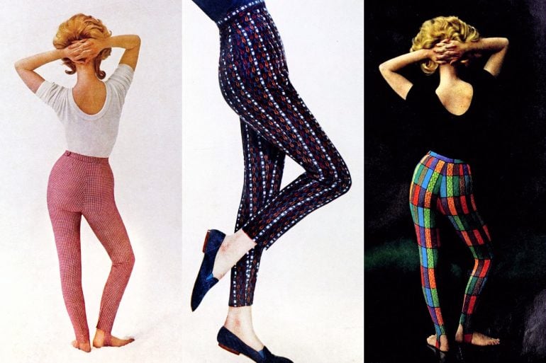 Slimming and sexy 1960s stretch pants