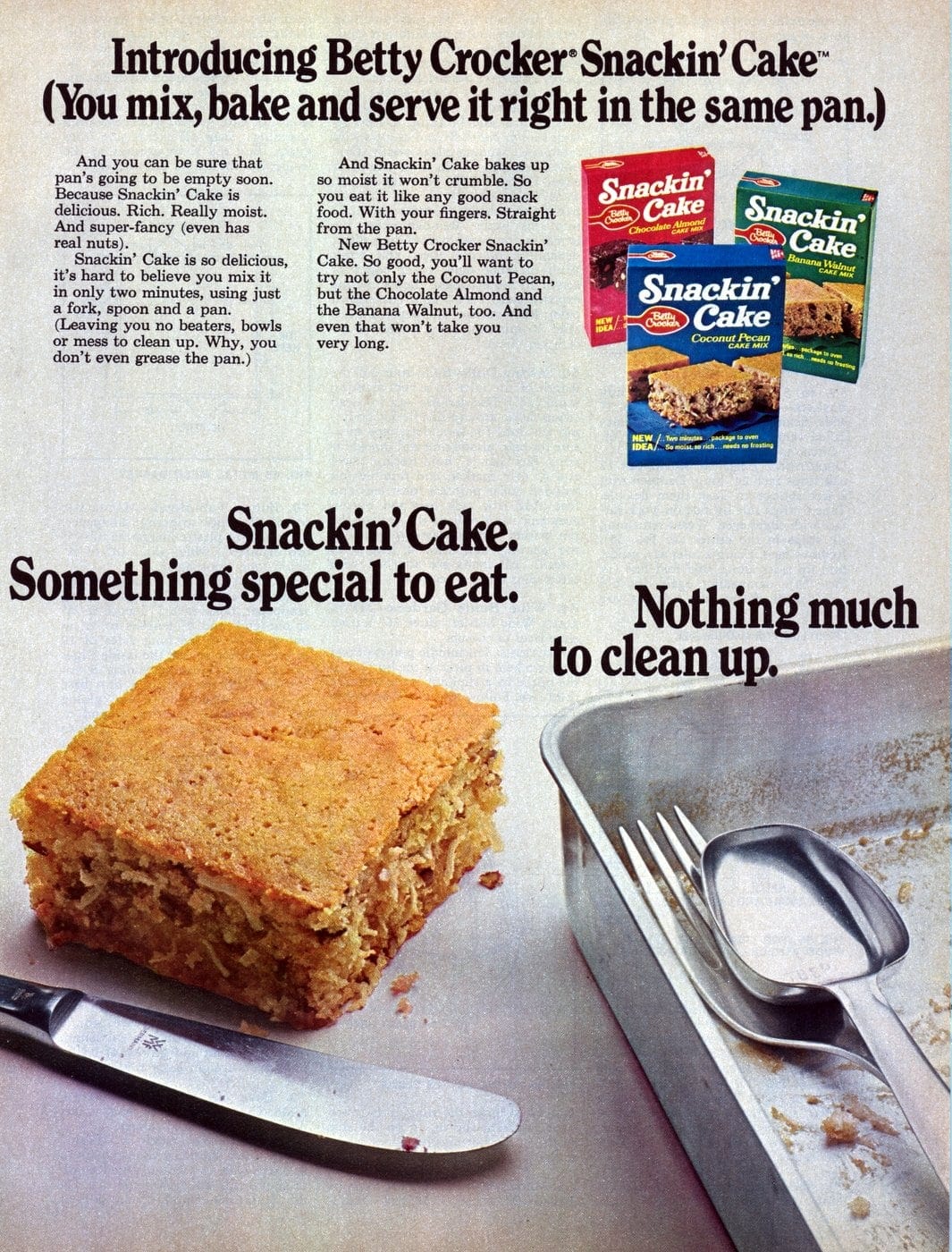 Snackin Cake from 1972