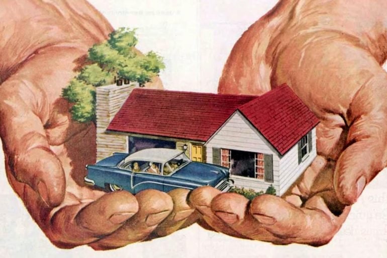 Space-saving small home decorating hints the 50s way