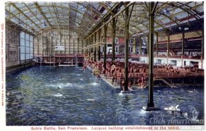 Sutro Baths bathing pools - San Francisco