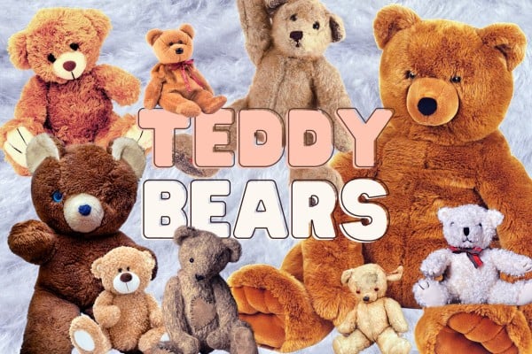 Teddy bear history and photo collection from Click Americana