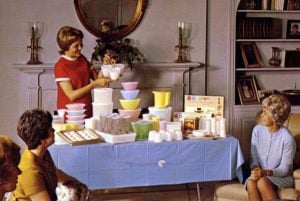 The history of Tupperware Parties and Tupperware Ladies