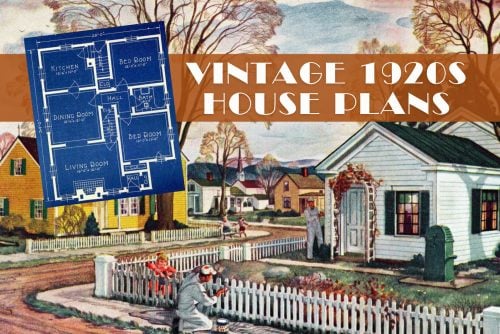 Vintage 1920s house plans at Click Americana