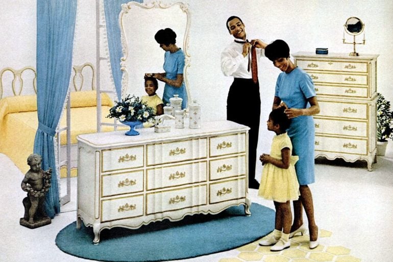 Vintage 1960s Bassett bedroom furniture sets